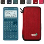 Calculatrice casio graph 25 + e ii avec housse de protection wyngs incluse rouge - calculatrice graphique ...