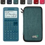 Calculatrice casio graph 25 + e ii avec housse de protection wyngs incluse turquoise - calculatrice graphique ...