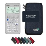 Calculatrice casio graph light avec housse de protection wyngs incluse bleu - calculatrice graphique