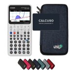 Calculatrice casio graph math + avec housse de protection wyngs incluse bleu - calculatrice graphique ...