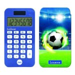 Calculatrice de poche - football - 8 chiffres - cran solaire - double alimentation - cologique