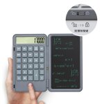 Calculatrice de poche avec tablette dcriture lcd de 65 pouces calculatrice de base  12 chiffres avec ...