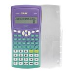 Calculatrice scientifique - collge et lyce - 240 fonctions - violet / vert - milan