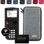 Calculatrice ti - 82 advanced edition python avec housse de protection wyngs incluse gris clair - calculatrice ...