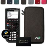 Calculatrice ti - 82 advanced edition python avec housse de protection wyngs incluse gris fonc - calculatrice ...