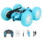 Voiture t�l�command�e enfant 360�rotation camion cascadeuse avec feux de roue 2. 4ghz rc voiture radiocommande ...