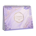 Calendrier 2025 avec mmos jours fris et reliure spirale solide pages paises pour bureau et maison ...
