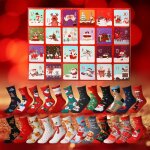 Calendrier de lavent 2024 chaussettes noël compte à rebours 24 chaussettes noel à mi - mollet multicolore ... Calendrier de lavent 2024 chaussettes noël compte à rebours 24 chaussettes noel à mi - mollet multicolore ...