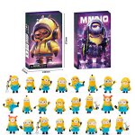 Calendrier de lavent 2025 pour enfants 24 figurines miniatures minions calendrier de nol cadeau(24 styles ...