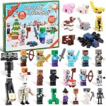 Calendrier de l?avent 2024 pour enfants - 29 modles petits modles de minecraft - cadeau de nol amusant ...