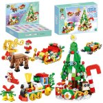 Calendrier de lavent 2025 ensemble de jouets de construction darbre de nol bloc de construction de 24 ...