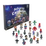 Calendrier de l?avent marvel 24 figurines bounty ? spiderman iron man hulk? cadeau enfant nol magique ...