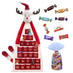 Mga calendrier de lavent renne rutilisable  garnir de 60 chocolats kinder daim milka & clbrations ...