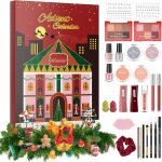 Calendrier beaut 24 jours avec rouges  lvres et ombres  paupires parfait comme cadeau festif pour ...