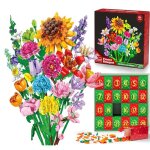Calendrier de lavent 2024 - calendrier de compte � rebours de no�l coffret cadeau de jouets de construction ...