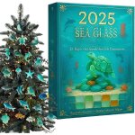Calendrier de lavent 2025 dcoration marine en verre de mer - 24 ornements animaux marins pour sapin ...