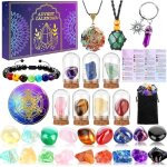 Calendrier de lavent 2025 femme - calendrier avent pierre prcieuse naturel24 pices ensemble calendrier ...