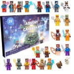 Calendrier de lavent 2025calendrier de laventcalendrier de nol sur 24 jour24 petites pixel robot blocs ...