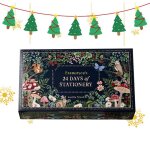 Calendrier de lavent papeterie 24 jours no�l coffret cadeau stationery advent calendar kit �criture carnet ...