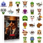 Calendrier de lavent - twinbird - tung tung sahur - 24 figurines - inspir� shan hai jing - acrylique ...