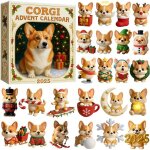 Calendrier de lavent - ulisem - corgi 2025 - 24 mini - ornements - d�coration de no�l