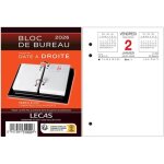 Calendrier lecas bloc date a droite 85x115 1 jour par page 2026