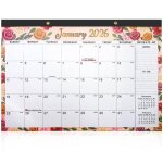 Calendrier mural 2026 - 2027 18 mois grands blocs papier �pais bureau maison organiseur