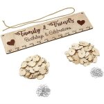 Calendrier perptuel en bois rappel danniversaire - 40x11x0. 5 cm - cadeau personnalis - artisanat diy ...