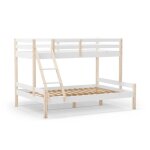 Calicosy - lits superpos�s 90x190 cm et 140x190 cm evy - blanc