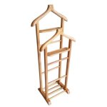 Calicosy - valet de chambre en bois massif h120 cm - beta - bois clair - bois clair