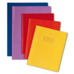 Protge - cahier - calligraphe - 72407c - grain cuir noir - 24x32 cm - pvc opaque