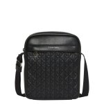Calvin klein emblem emboss - sacoche noir lv04d3204g - ub1