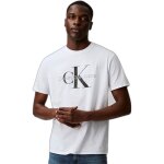 Calvin klein t - shirt � col rond monogram ck jeans pour homme