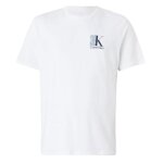 Calvin klein - tee - shirt - blanc - m - blanc - tee - shirts & dbardeurs homme