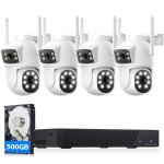 Camcamp caméras de surveillance sans internet poe kit caméra surveillance extérieur 2mp + 2mp dual lens ... Camcamp caméras de surveillance sans internet poe kit caméra surveillance extérieur 2mp + 2mp dual lens ...