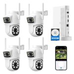 Camcamp kit caméra de surveillance wifi extérieur sans fil 2mp + 2mp double objectif 10ch nvr 500gb disque ... Camcamp kit caméra de surveillance wifi extérieur sans fil 2mp + 2mp double objectif 10ch nvr 500gb disque ...