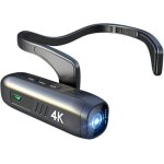 Camra 4k 30 fps  fixation frontale - camra vido wifi portable - webcam - objectif grand angle 120 ...