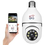 Cam�ra ampoule wifi 360 degr�s ext�rieure 24 ghz et 5 ghz wifi ampoule cam�ra cam�ra de s�curit� sans ...