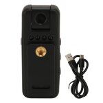 Camra corporelle 1080p avec vision nocturne enregistreur vido portable autonomie 5 heures