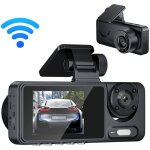 Cam�ra dash cam multilingue r�troviseur vid�o grand angle enregistrement auto