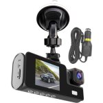 Cam�ra embarqu�e - double objectif 1080p - enregistreur vid�o hd grand angle de vue - enregistrement ...