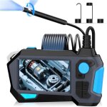 Camera endoscope avec 8 + 1 led ferdiiz 1920p hd double objectif 720 rotation camera inspection ips ...
