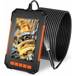 Camra endoscopique 1080p hd tanche ip67 cran lcd 43 10m cble semi - rigide pour inspection et canalisation ...