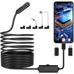 Cam�ra endoscopique 1920p hd camera dinspection canalisation ip67 endoscope camera avec 8 lumi�res led ...