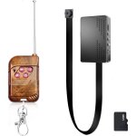 Cam�ra espion 1080p hd mini cam�ra sans fil micro cam�ra cach�eavec carte sd 64 go et capteur de mouvement ...