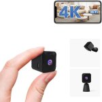 Camera espionwifi 4k hd mini camra de surveillance interieur / extrieur sans fil avec enregistrement ...