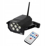 Cam�ra factice solaire - ikonka - esperanza phantom - 42 led - d�tecteur de mouvement - ip65