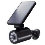 Cam�ra factice - maclean - sol1801s - solaire - d�tecteur de mouvement - led clignotante