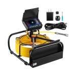 Camra inspection canalisation 50 m endoscope drain - vevor - avec lumire 6 led rglables carte sd 16 ...