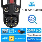 Cam�ra ip wifi ls vision 10k 20mp cinq objectifs zoom 20x ext�rieur 360 � cam�ra de s�curit� de surveillance ...